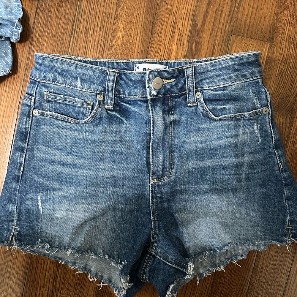 PAIGE Margot Blue Jean denim Shorts size 26